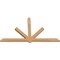 Ekena Millwork Kennewick Timber Gable Bracket, Western Red Cedar, 108"W x 63"H x 3 1/2"D x 5 1/2"F, 14/12 Pitch GBW108X63X0406KEN00SWR - alternate 5